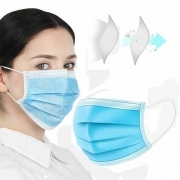 Disposable masks (50 pcs/pack), blue