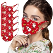 Pitta reusable New Year mask, red