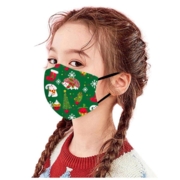 Pitta reusable New Year mask, green