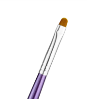 Pędzelek do brwi Creator Synthetic nr 17 okrągły, fioletowa rączka