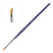 Кисточка для бровей Creator Synthetic № 12 кинжал, фиолетовая ручка