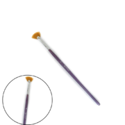 Пензлик для вій Creator Synthetic №06 віяло, фіолетова ручка
