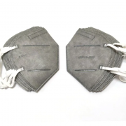 Maska filtrująca KN95 sześciowarstwowa bez zaworu (1 szt.), szara 