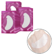 Eyelash pads with V-shaped cutout (50 pcs. op.), white