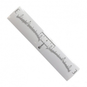 Eyebrow ruler disposable self-adhesive for tattooing