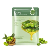Moisturising face mask with olive extract