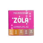 Zestaw farb z aktywatorem utleniaczem oksydantem Zola New Innovative Colouring System, saszetka 5*5 ml