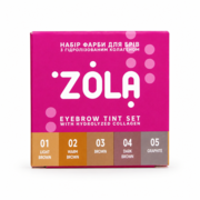 Zestaw farb z aktywatorem utleniaczem oksydantem Zola New Innovative Colouring System, saszetka 5*5 ml